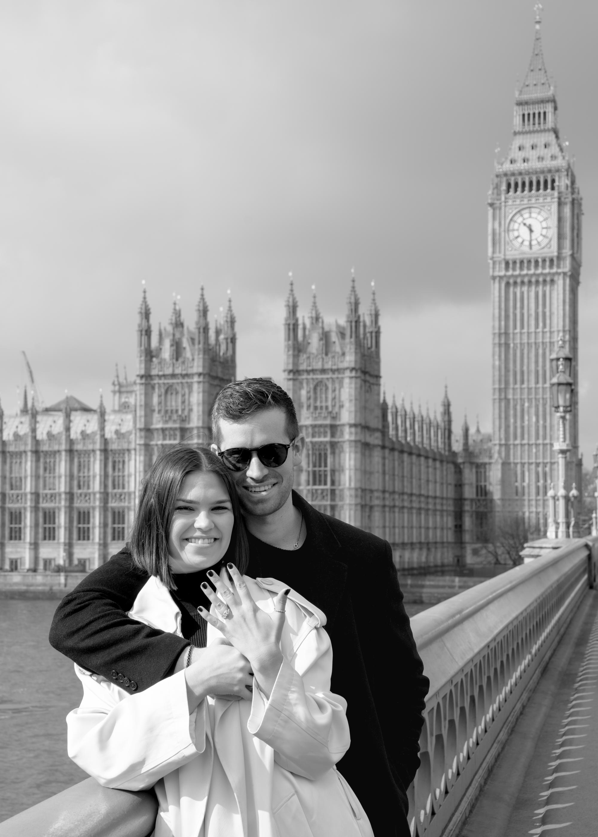 Engagement Westminster Bridge, London